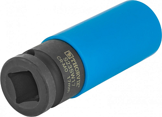 Головка торцевая ударная удлиненная тонкостенная 1/2"DR для легкосплавных колесных дисков, 17 мм, THORVIK - фото 2