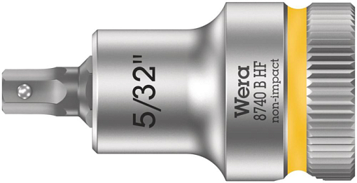 Фото 0 товара 8740 B Hex-Plus HF Zyklop Головка торцевая с битой вставкой с внешним шестигранником, 3/8, с фиксацией, 5/32" x 35 мм