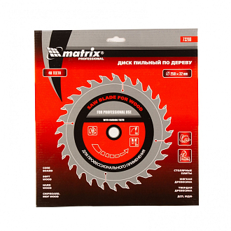 Пильный диск по дереву, 250 х 32 мм, 48 зубьев Matrix Professional - фото 3