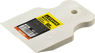 Шпатель резиновый STAYER 60 мм, белый, 1027-60 - фото 1