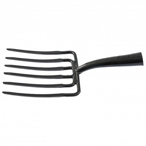 Фото 0 товара Вилы 6-х рогие, копальные, 195 х 220 мм, кованые, без черенка, Арти Россия