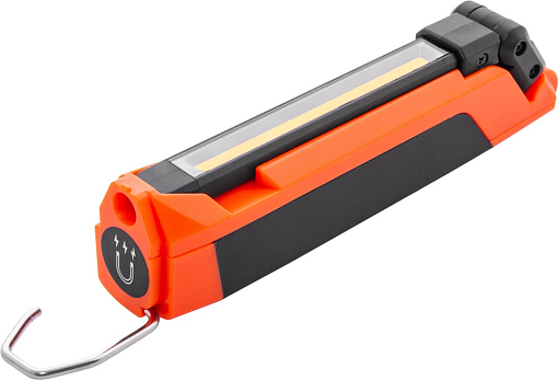 Фото 4 товара Фонарь светодиодный аккумуляторный, переносной, складной, с световым пучком 500+200 Лм, Ombra