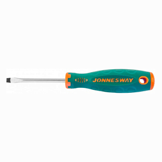 Отвертка стержневая шлицевая ANTI-SLIP GRIP, SL3.0х60 мм, Jonnesway - фото 1