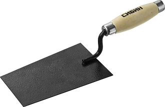 Кельма отделочника СИБИН 175х110х90 мм, стальная, деревянная ручка, 0820-1_z01 - фото 1