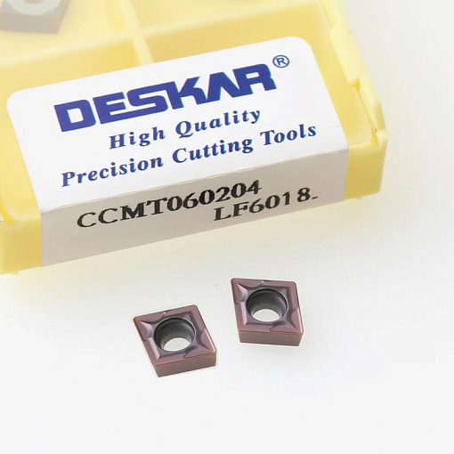 Фото 2 товара CCMT120404 LF6018S токарная пластина Deskar