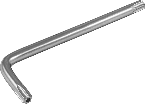 Фото 0 товара Ключ торцевой T-TORX® короткий с центрированным штифтом, T30H, THORVIK