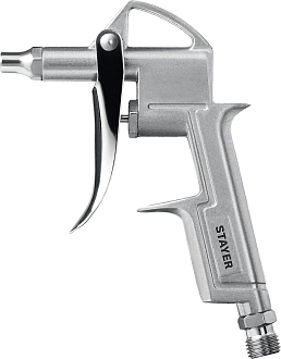 Набор пневматический универсальный: краскораспылитель с нижним бачком, пистолеты, пневмошланг STAYER 5 предметов, 06487-H5_z01 - фото 4