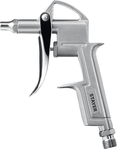 Фото 3 товара Набор пневматический универсальный: краскораспылитель с нижним бачком, пистолеты, пневмошланг STAYER 5 предметов, 06487-H5_z01