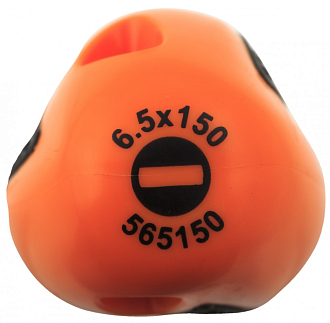 Отвертка стержневая шлицевая BASIC, SL6.5х150 мм, Ombra - фото 2