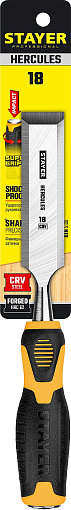 Фото 6 товара Стамеска STAYER 18 мм, с двухкомпонентной ручкой, 18205-18_z01