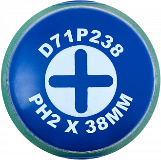 Отвертка стержневая крестовая ANTI-SLIP GRIP, PH2х38 мм, Jonnesway - фото 2