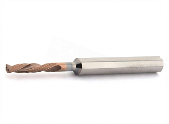 Сверло твердосплавное по металлу 4,10 мм (3xD) с каналами для СОЖ TBD03CA0410-HF35 HADSTO - фото 1