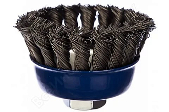 Щётка чашка витая для шлифовальной машины 75мм - фото 2