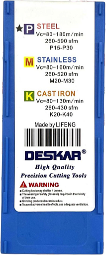 Фото 5 товара TNMG160408 CM LF9018 токарная пластина Deskar