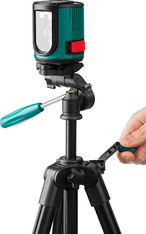 Лазерный нивелир со штативом KRAFTOOL CL-20 3 34700-3 Professional линейный - фото 10