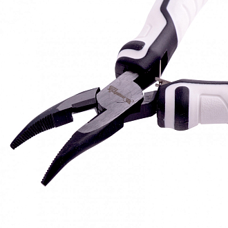Длинногубцы Mini, 125 мм, изогнутые, авторазжим, Pro Matrix - фото 3