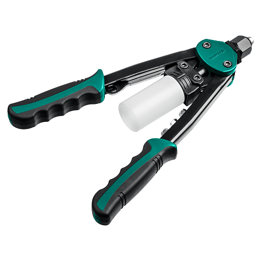 Фото 5 товара Заклепочник двуручный 31160_z01 KRAFTOOL заклепки 3.2-6.4 мм из алюминия, стали, нерж. cтали, усиленный литой корпус