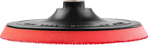 Фото 1 товара Тарелка опорная для УШМ STAYER 150 мм, М14, на липучке, полиуретановая вставка, 35744-150