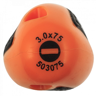 Отвертка стержневая шлицевая BASIC, SL3х75 мм, Ombra - фото 2