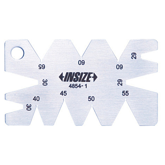 Шаблон стальной (для контроля угла заточки), INSIZE - фото 1