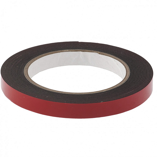 Фото 0 товара Лента клейкая на вспененной основе, двусторонняя черная усиленная, 12 мм х 5 м Matrix