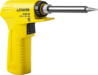 STAYER 30/130 Вт, двухкомпонентная рукоятка, электропаяльник Proterm 55308-130 Professional - фото 1