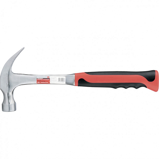 Фото 0 товара Молоток-гвоздодер, 450 г, цельномет., двухкомпонентная рукоятка Matrix