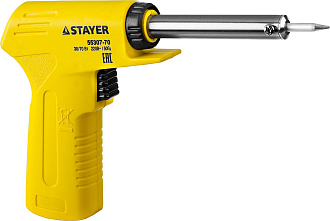 STAYER 30/70 Вт, 220 В, конус, двухкомпонентная рукоятка, электропаяльник Maxterm 55307-70 Master - фото 1