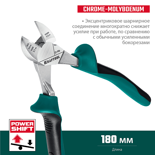 Фото 1 товара Бокорезы EXTREM 22011-5-18_z01 KRAFTOOL 180 мм