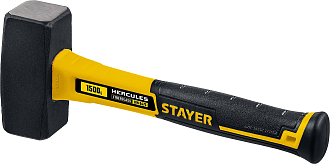 Кувалда с фиберглассовой рукояткой Hercules STAYER 1.5 кг, 20052-15_z01 Professional - фото 3