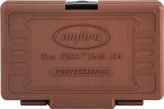 Набор головок торцевых, внешний TORX®, и насадок с вставками-битами TORX®, 22 предмета, Ombra - фото 6