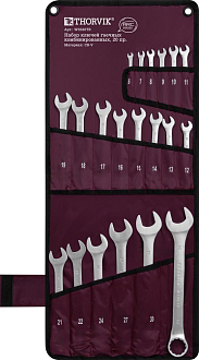 Набор ключей гаечных комбинированных серии ARC, 6-32 мм, 20 предметов, THORVIK - фото 2