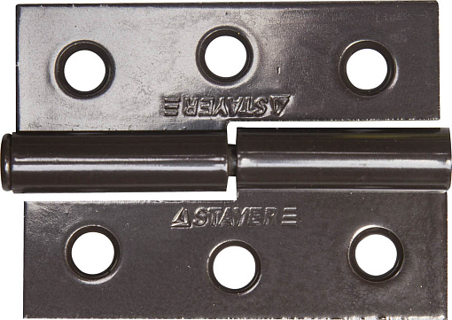 Фото 0 товара Петля разъемная STAYER 65 x 48 x 2 мм, 1 шт., цвет коричневый, левая, 37613-65-3L Master