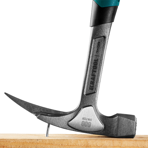 Фото 6 товара Молоток 600 г кровельщика цельнокованый THOR, Kraftool