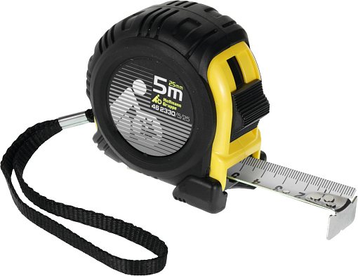 Фото 1 товара Измерительная рулетка в нескользящем корпусе особо прочная 2 м