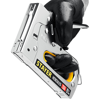 Степлер стальной HERCULES-53STAYER скобы тип 53, 13, 300, 31519 - фото 9