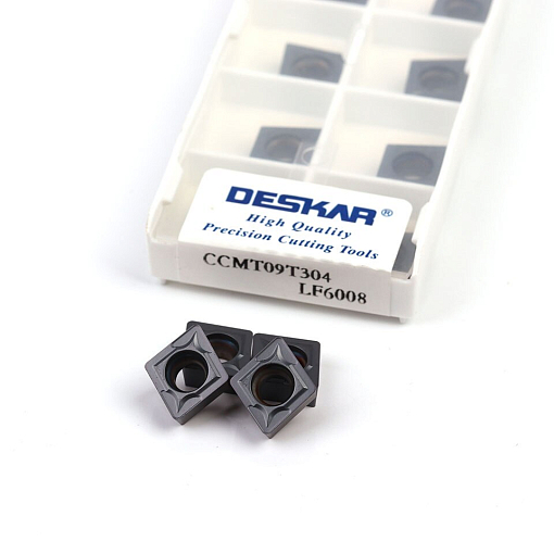 Фото 2 товара CCMT09T308 LF6008 токарная пластина Deskar