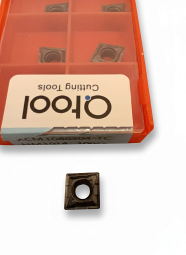 Фото 1 товара XCMT050204 TC HM1014 пластина для сверла многофункционального TCAP Qtool