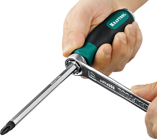 Фото 2 товара Набор из 6 предметов ударных отверток IMPACT PRO, Kraftool