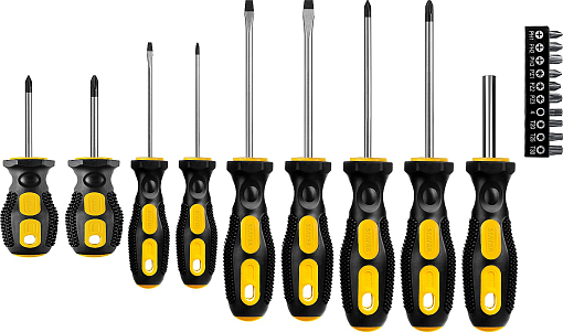 Фото 0 товара Набор отверток HERCULES-19 STAYER 19 шт, 2513-H19_z01