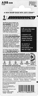 OLFA 50 шт., 9х80х0.38 мм, Лезвия сегментированные EXCEL BLACK OL-ABB-50B - фото 5