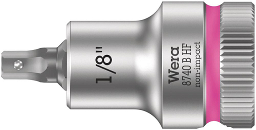 Фото 0 товара 8740 B Hex-Plus HF Zyklop Головка торцевая с битой вставкой с внешним шестигранником, 3/8, с фиксацией, 1/8" x 35 мм