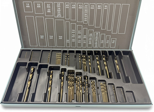 Фото 0 товара Набор сверл по металлу 1,0-12,0 (43шт.) Р6М5К5 Sekira