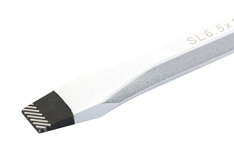 Отвертка SL6,5 x 100 мм, S2, трехкомп. рукоятка Gross - фото 2