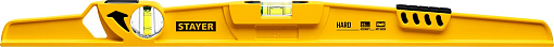 Фото 5 товара Уровень литой с зеркальным глазком и ударной площадкой STAYER 600 мм, HARD 3483-060