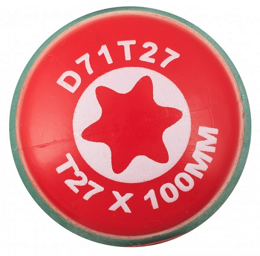 Фото 1 товара Отвертка стержневая TORX® ANTI-SLIP GRIP, T27х100, Jonnesway