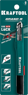 Нож 9 мм, сегментированное лезвие автостоп  GRAND-9, Kraftool - фото 4