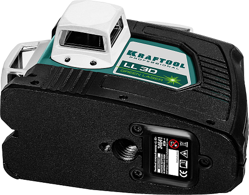 Фото 5 товара Лазерный нивелир KRAFTOOL LL 3D 34641 Professional зеленый