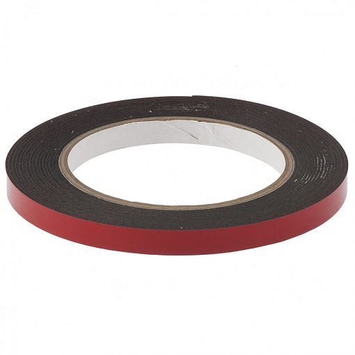 Фото 0 товара Лента клейкая на вспененной основе, двусторонняя черная усиленная, 9 мм х 5 м Matrix