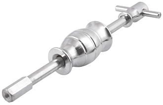 Съемник подшипников с цанговыми захватами за внутреннюю обойму и обратным молотком в наборе, диапазон захватов 8-58 мм, THORVIK - фото 3